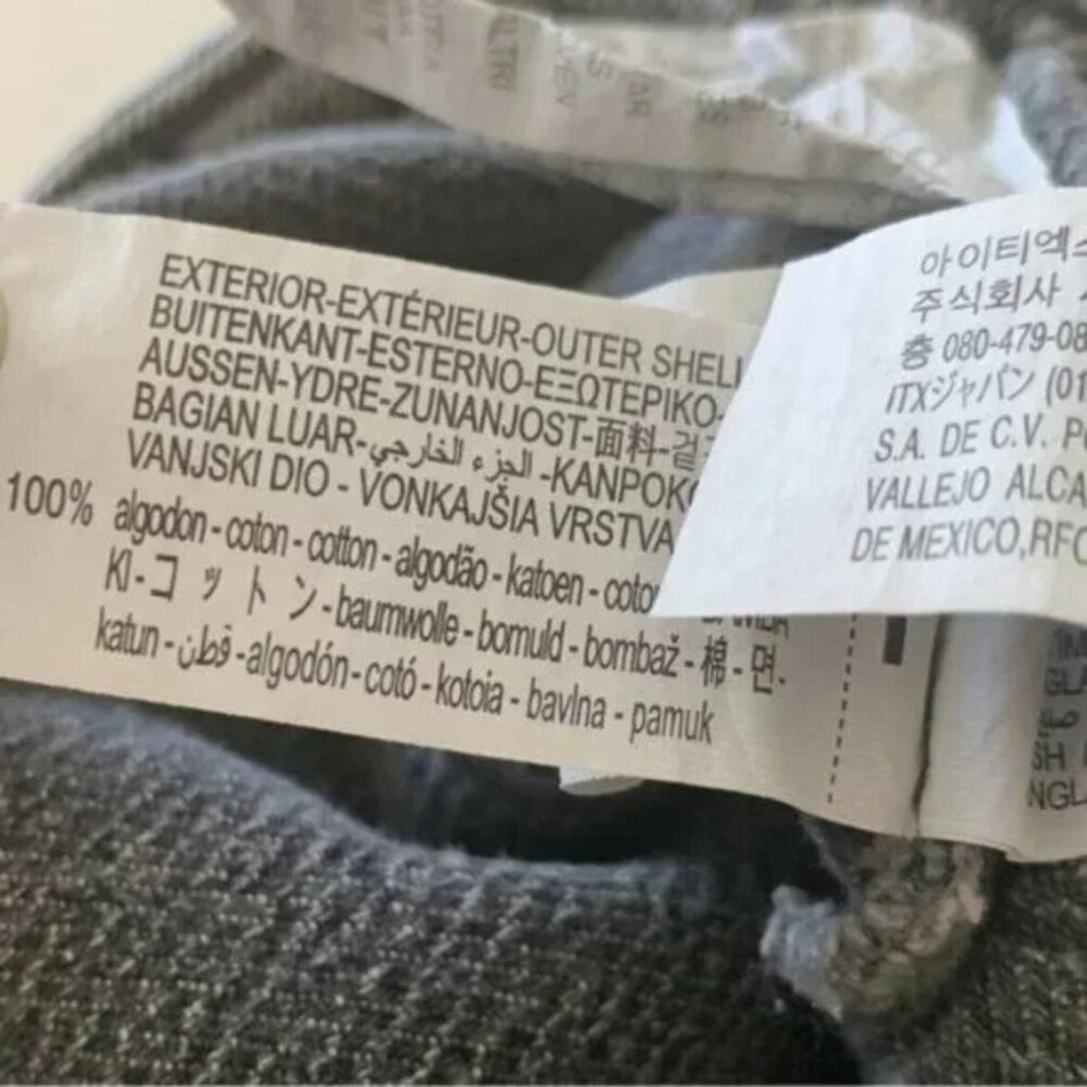 ZARA Denim Crossover Midi Skirt in Dark Gray NWT Medium M NWT - Picture 13 of 16